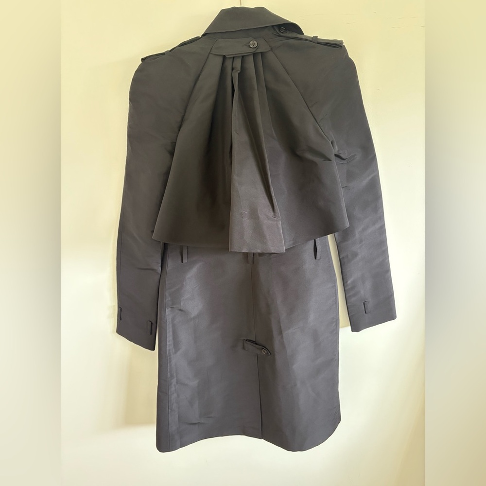 Zac Posen 100% Silk Trench Coat - Picture 4 of 9